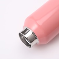 Nouvelle conception, bouteille d'eau isolée en acier inoxydable de 500 ml, peinture arc-en-ciel, bouilloire avec goulot étroit, pour les sports de plein air et les voyages