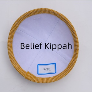 Creencia Hombre judío Bar Mitzvah Fiesta <span class=keywords><strong>DE</strong></span> BODA Fleuri Yarmulka Algodón a cuadros Hombre Skullcap Kippah Kippot Sombrero - Product Image 5
