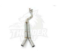 Pièces d'échappement haute performance pour voitures, échappement à flux libre, ajustement parfait pour G87 M2/G80 M3/G82 M4 S58 3.0T, tube intermédiaire OEM avec résonateur