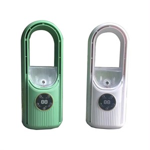 Ventilador de Mesa Pequeño y Silencioso sin Aspas para Uso Doméstico, Ventilador de Mesa Silencioso con Rociador de Agua - Product Image 1