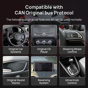 Autoradio Android <span class=keywords><strong>13</strong></span> pour Audi A6 2012-2018 3G MMI RMC Lecteur Multimédia Automobile Navigation Carplay Auto GPS Écrans de Voiture Unité Centrale - Product Image 5