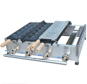 Máquina para hornear gofres con forma de pez de Corea Industrial semiautomática/Fabricante de pasteles de pescado coreano de acero inoxidable - Product Image 5