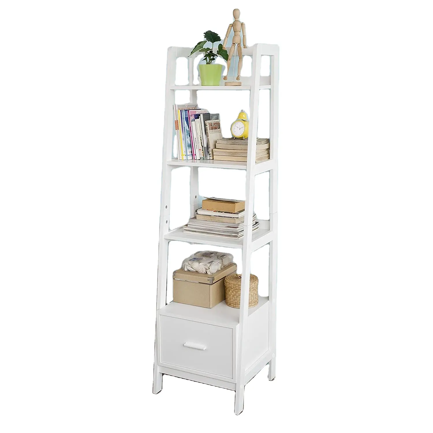 Высокие книжные полки для дома, деревянная книжная полка