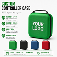 Étui de transport rigide en EVA personnalisé pour manette de jeu avec logo, couleur, taille et intérieur, boîte de rangement portable antichoc avec fermeture éclair