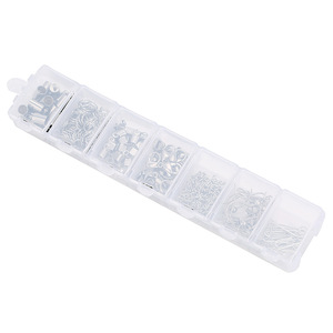 Ensemble d'accessoires de bijoux à bricoler soi-même fermoir mousqueton en acier inoxydable boucle unique crochet d'<span class=keywords><strong>oreille</strong></span> queue chaîne <span class=keywords><strong>pince</strong></span> une boîte faire ensemble de bijoux - Product Image 4