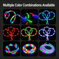 Bande lumineuse LED flexible D25 Black pixel 360 °   Bande LED intelligente émettrice de lumière ambiante pour scène, idéale pour les raves et les festivals de musique