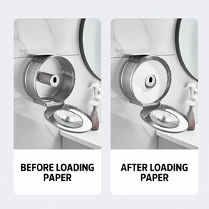 Stainless Steel Jumbo Roll Toilet <b>Paper</b> Dispenser Wall Mounted Lockable <b>Tissue</b> Holder for Commercial Restroom Hotel Bathroom - Product Image 6