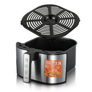 Friteuse à air électrique multifonction 1800W facile à nettoyer, circulation d'air à 360°, réduction de 80% de l'huile - Product Image 5