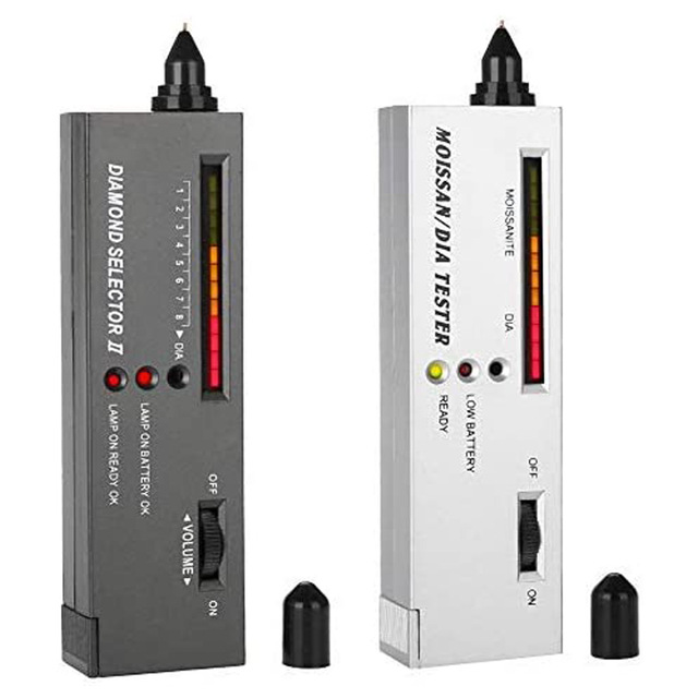 Diamond Tester Moissanite Detection Pen LED Indication Precision Tool Used to Identify True and False Diamonds and Jades