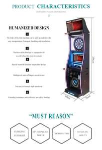 Machine de tir de fléchettes électroniques professionnelle pour salle de divertissement, à pointe souple, à monnayeur, pour Idarts, garantie 1 an - Product Image 5