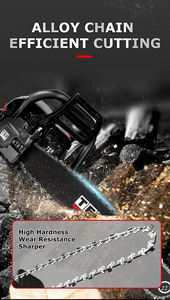 <span class=keywords><strong>TEH</strong></span> Tronçonneuse professionnelle à essence 2400W pour couper le bois Tronçonneuse à essence 58cc - Product Image 3