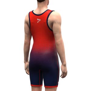 ชุดนักมวยปล้ำสีแดงเท่ห์ ทนทาน พร้อมโลโก้สั่งทำพิเศษ - Product Image 6