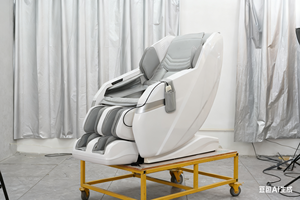 SL เก้าอี้นวดรถไฟยาวพิเศษพร้อมจอสัมผัสควบคุมด้วยเสียงระยะไกล TFT และนวดกลิ้งแต่เพียงผู้เดียว - Product Image 3
