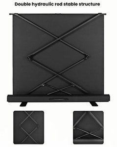 Pantalla de Proyección Manual de <span class=keywords><strong>80</strong></span> Pulgadas 16:9, Plegable, Portátil, para Exteriores, con Bolsa de Transporte, 4K HDR, Anti-Luz - Product Image 1