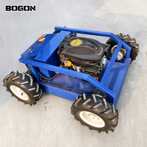 Cortadora de Césped Profesional Mini de 4 Tiempos con Control Remoto, Autopropulsada y con Caja Recolectora de Césped para Jardín, Modelo BG-LB500 - Product Image 4