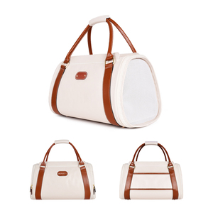 थोक स्टॉक व्यक्तिगत नए डिजाइनर पालतू बैग फैशनेबल वाटरप्रूफ चमड़े की यात्रा कुत्ते वाहक लक्जरी आउटडोर बैग लक्जरी आउटडोर - Product Image 2