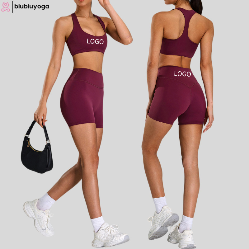 Women's Lightweight Breathable High for Sports Bra Anti Shock Cross Back Yoga Top Quick Dry Lifting Support Running Gym
