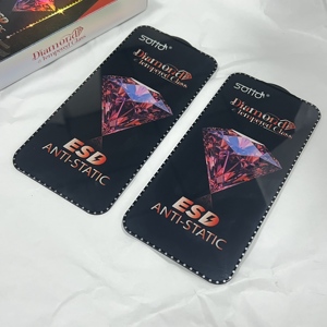 Protection d'écran en verre trempé 9H à couverture intégrale et colle complète, effet diamant, prix usine pour <span class=keywords><strong>iPhone</strong></span> 15 PRO, Samsung, Infinix, Tecno - Product Image 1