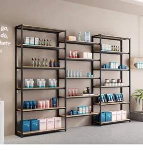 Cửa Hàng Bán Lẻ Cosmet Đứng Hiển Thị Trang Điểm Hiển Thị Đứng Với Kệ Điều Chỉnh - Product Image 1