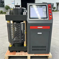 Máquina de Ensayo de Compresión de Concreto Hidráulica de 2000kN de Estrés Constante para Pruebas de Cubos de Concreto en Laboratorio