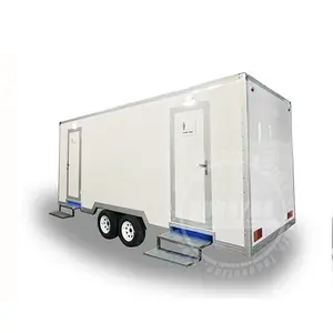 Luxury Most Popular Toilets Plastic Outdoor Cheap Portable Mobile Toilet Restrooms Trailer