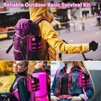 Kit de survie en plein air, trousse de premiers soins tactique, outils d'urgence, trousse médicale EHBO, pochette Molle, camping, randonnée, Oxford