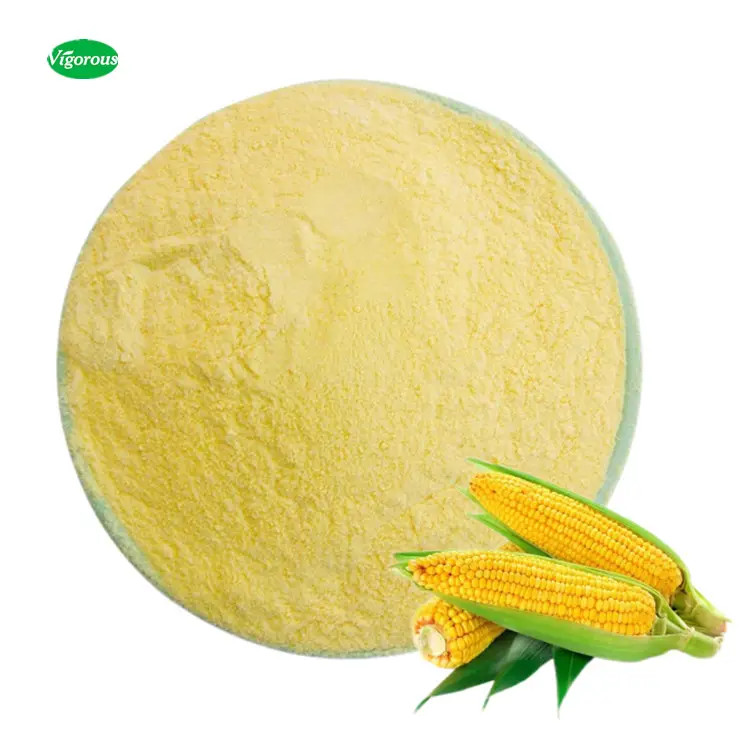 Poudre d'oligopeptides de maïs non OGM Poudre de maïs sucré jaune