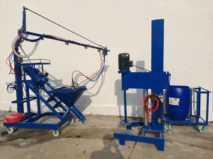 Pulvérisateur de mortier ciment humide 4,5 m, machine à projeter le <span class=keywords><strong>béton</strong></span> renforcé de fibres de verre, machine à projeter le ciment à vis, machine à jet GRC - Product Image 2
