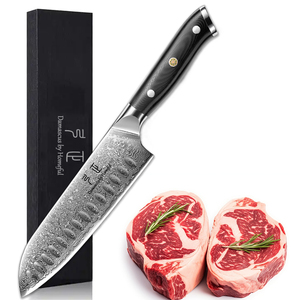 Set di Coltelli da Chef Professionali in Stile Giapponese Premium, Lama in Acciaio Damasco VG10 a 67 Strati con Anima in Acciaio AG10, Coltello da Cucina Professionale - Product Image 3