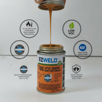 Adhésif liquide PVC de production directe usine pour une liaison forte du plastique PVC