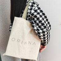 Logo personnalisé imprimé 100% coton lin poignée sac à provisions recyclable simplicité étudiant école ordinateur portable voyage mousseline sac en coton