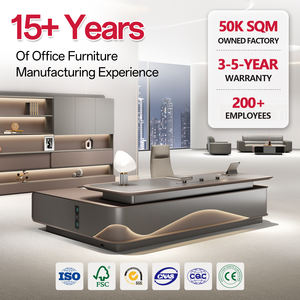 Escritorio de Oficina Esquinero de Lujo Moderno de Madera Maciza para Jefe Mesa Duradera y Elegante para Gerente Ejecutivo Muebles Comerciales Escritorio de Oficina para CEO - Product Image 4