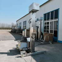 Verticale emmerlift industriële roestvrijstalen automatische transportband voor voedsel, graan, poeder en pellets