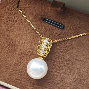 UM Jewelry 925 Silver Pendant <b>Necklace</b> Wholesale Natural Freshwater Pearl Unisex/Men/Women Wedding Anniversary Daily Gift - Product Image 4