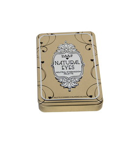 Caja <span class=keywords><strong>de</strong></span> hojalata rectangular ecológica personalizada para <span class=keywords><strong>sombras</strong></span> <span class=keywords><strong>de</strong></span> ojos, embalaje cosmético vacío, <span class=keywords><strong>paleta</strong></span> <span class=keywords><strong>de</strong></span> caja <span class=keywords><strong>de</strong></span> hojalata con imán, reciclada - Product Image 1