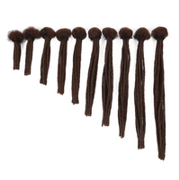 2024 les plus populaires 8-24 pouces couleur naturelle Dreadlocks Extensions indien 100% cheveux humains vierges cheveux Loc Extensions