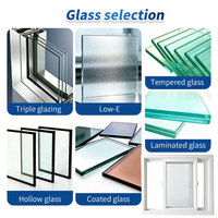 Fenêtres coulissantes en PVC de style moderne avec design ouvert. Moustiquaire en option. Verre trempé double ou triple. Fenêtres en PVC.