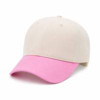 Casquettes de baseball unisexe, couleur crème, visière six panneaux, vierges, personnalisables avec logo, vente en gros, douces, brossées, pastel, streetwear