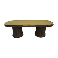 Jardin Villa Imperméable GRC Verre Béton Renforcé Double Chaise Noël Animal Cartoon Fibre de Verre Extérieur Ciment Banc
