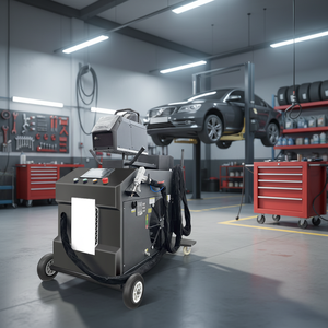 Machine de soudage laser 4-en-1 refroidie par eau pour l'industrie de la réparation automobile, pour souder les tubes carrés, les tubes ronds et les cadres - Product Image 1