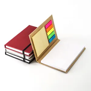 eco notebook with sticky notes promotional