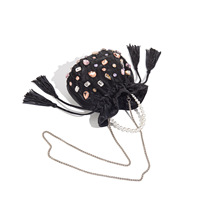Sac Seau Tendance 2026 Nouveau Style Sac à Main Perles Haut de Gamme Strass Luxe Léger Sac Porte-Bonheur Polyvalent Pochette à Cordon Sac à Main