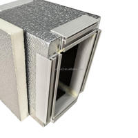 Conduits pré-isolés en PU, panneaux de conduits PUR écoénergétiques, conduits composites en polyuréthane résistants au feu pour les pièces de systèmes CVC