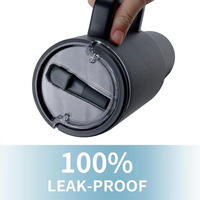 Nouveauté Tasse de voyage isotherme en acier inoxydable anti-fuite de 40 oz Tasse de 40 oz avec couvercle PCTG et paille