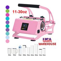 Tasse d'eau personnalisée droite 30oz gobelet 110V Skinny American Standard sublimation presse à chaud machine pour bricolage impression