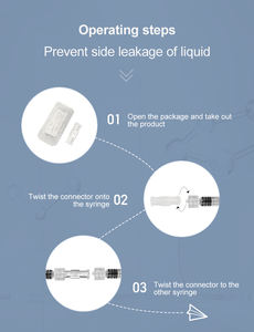 Konektor Plastik Steril Medis Konektor Syringe <span class=keywords><strong>Luer</strong></span> Adaptor Kunci <span class=keywords><strong>Luer</strong></span> Konektor Ulir <span class=keywords><strong>Luer</strong></span> - Product Image 4