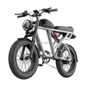 DSY S8 뚱뚱한 타이어 오토바이 750W 전기 자전거 48V 건전지 ebike 성인을 위한 20 인치 전기 도시 자전거 e 자전거 전기 자전거