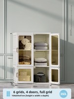 Armoire Pliable Sans Installation Ant Box – Simple, Pratique, Idéale pour Chambre à Coucher ou Chambre de Location – Meuble de Rangement Moderne à Assembler