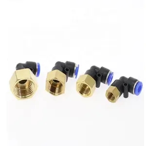 PLF Pneumatic Gas Fittig Elbow Connector Air Brake Fitting Pressure Washer Quick Fitting Connector