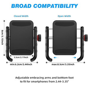 Silicone Non-Slip 4-6.5 Inch <strong>Mobile</strong> <strong>Phone</strong> <strong>Support</strong> Bicycle Mobil Racing Stand Cell <strong>Phone</strong> Holder <strong>for</strong> <strong>Motorcycle</strong> - Product Image 3